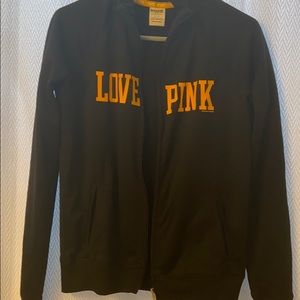 Iowa Hawkeyes VS pink track jacket